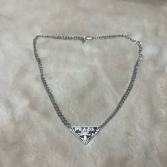 Prada Jewelry - Prada Black and Silver Necklace